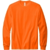 Custom Volunteer Knitwear All-American Long Sleeve Tee Safety Orange