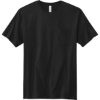 Custom Volunteer Knitwear All-American Pocket Tee Deep Black
