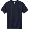 Custom Volunteer Knitwear All-American Pocket Tee Strong Navy Blue