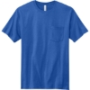 Custom Volunteer Knitwear All-American Pocket Tee True Royal Blue
