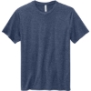 Custom Volunteer Knitwear Daily Tee Heather Navy Blue