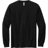 Custom Volunteer Knitwear Chore Long Sleeve Tee Deep Black
