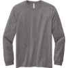 Custom Volunteer Knitwear Chore Long Sleeve Tee Dark Heather Gray