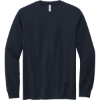 Custom Volunteer Knitwear Chore Long Sleeve Tee Strong Navy Blue