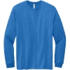 Custom Volunteer Knitwear Chore Long Sleeve Tee True Royal Blue
