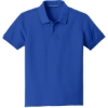 Custom Port Authority Youth Core Classic Pique Polo. True Royal Blue