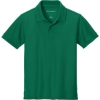 Custom Port Authority Youth Wearever Signature Pique Polo Kelly Green