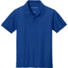 Custom Port Authority Youth Wearever Signature Pique Polo True Royal Blue