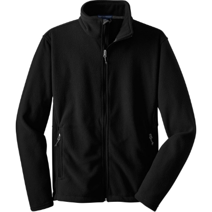 Custom Port Authority Youth Value Fleece Jacket. Black