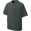 Custom Sport-Tek Youth Repeat 1/2-Zip Short Sleeve Jacket IronGrey
