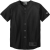 Custom New Era Youth Diamond Era Full-Button Jersey. Black