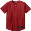 Custom New Era Youth Diamond Era Full-Button Jersey. Crimson