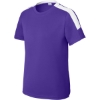 Custom Sport-Tek Youth Competitor United Crew Purple/White