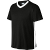 Custom Sport-Tek Youth Competitor United V-Neck Black/White
