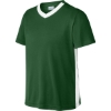 Custom Sport-Tek Youth Competitor United V-Neck Forest Green/White