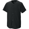Custom Sport-Tek Youth PosiCharge Tough Mesh Full-Button Jersey Black