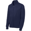 Custom Sport-Tek Youth Sport-Wick Fleece Full-Zip Jacket. Navy Blue