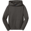 Custom Sport-Tek Youth Sport-Wick Fleece Hooded Pullover. IronGrey