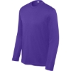 Custom Sport-Tek Youth Long Sleeve PosiCharge Competitor Tee. Purple