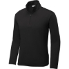 Custom Sport-Tek Youth PosiCharge Competitor 1/4-Zip Pullover. Black