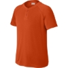 Custom Sport-Tek Youth PosiCharge Competitor 2-Button Henley Deep Orange
