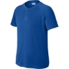 Custom Sport-Tek Youth PosiCharge Competitor 2-Button Henley True Royal Blue