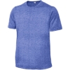 Custom Sport-Tek Youth Heather Contender Tee. True Royal Blue Heather