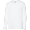 Custom Sport-Tek Youth Posi-UV Pro Long Sleeve Tee. White