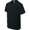 Custom Sport-Tek Youth Club Short Sleeve Crew Blk/Blk