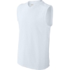 Custom Sport-Tek Youth Club Sleeveless V-Neck Wht/Wht