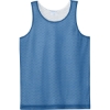 Custom Sport-Tek Youth PosiCharge Reversible Mesh Tank Carolina Blue/White