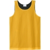 Custom Sport-Tek Youth PosiCharge Reversible Mesh Tank Gold/Black