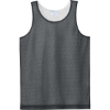 Custom Sport-Tek Youth PosiCharge Reversible Mesh Tank Iron Gray/White