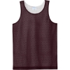 Custom Sport-Tek Youth PosiCharge Reversible Mesh Tank Maroon Red/White