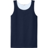 Custom Sport-Tek Youth PosiCharge Competitor Rev Tank True Navy Blue/White