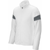 Custom Sport-Tek Youth Travel Full-Zip Jacket White/Iron Gray