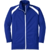 Custom Sport-Tek Youth Tricot Track Jacket. True Royal Blue/White