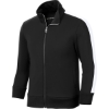 Custom Sport-Tek Youth Tricot Sleeve Stripe Track Jacket. Black/White