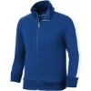 Custom Sport-Tek Youth Tricot Sleeve Stripe Track Jacket. True Royal Blue/White
