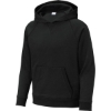 Custom Sport-Tek Youth Drive Fleece Pullover Hoodie Black