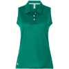 Custom Womens Ottoman Sleeveless Polo Pure Teal