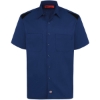 Custom Mens Short Sleeve Performance Team Shirt Cobalt Blue/ Black