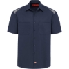 Custom Mens Short Sleeve Performance Team Shirt Dark Navy/ Smoke