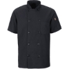 Custom Mimix™ Short Sleeve Chef Coat with OilBlok Black