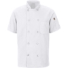 Custom Mimix™ Short Sleeve Chef Coat with OilBlok White