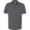 Custom Mens EcoSmart® Jersey Polo Charcoal Heather