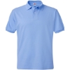 Custom Mens EcoSmart® Jersey Polo Light Blue