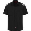 Custom Mens Tall Short Sleeve Performance Team Shirt Black/ Smoke