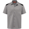 Custom Mens Tall Short Sleeve Performance Team Shirt Smoke/ Black