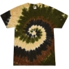 Custom Unisex Multi-Color Tie-Dyed T-Shirt Camo Swirl
